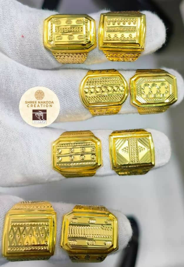 Buy morir Gold Plated Brass Shivaji Maratha Rajmudra (Royal Seal) Hexagon  Ring For Men Women Boys Girls Online In India At Discounted Prices
